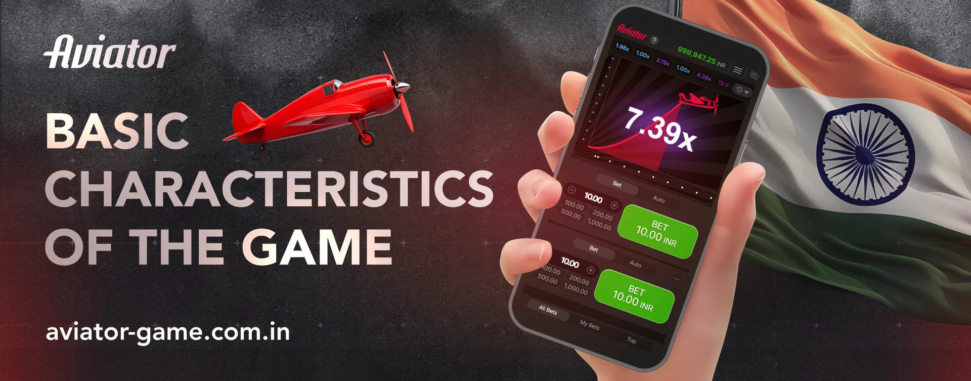 Aviator characteristics Aviator game features on mobile